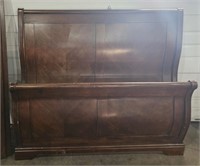 Wood Bed Frame, Headboard 60" Wide 53" Tall