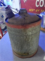 Large metal gas can