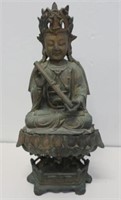 Antique bronze figure Guan Yin