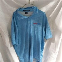 Men’s Devon & Jones Sky Blue Short Sleeve XL Shirt