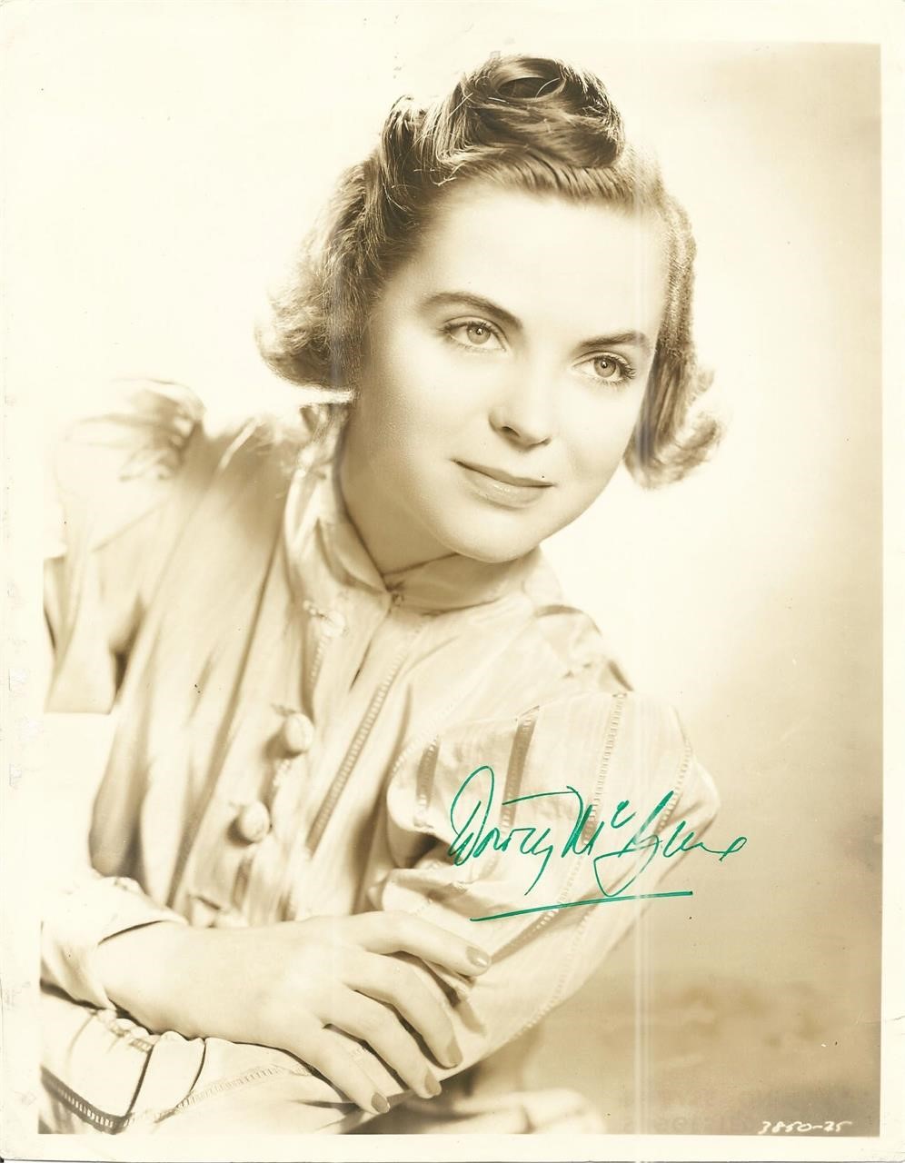 Dorothy McGuire Signed Photo