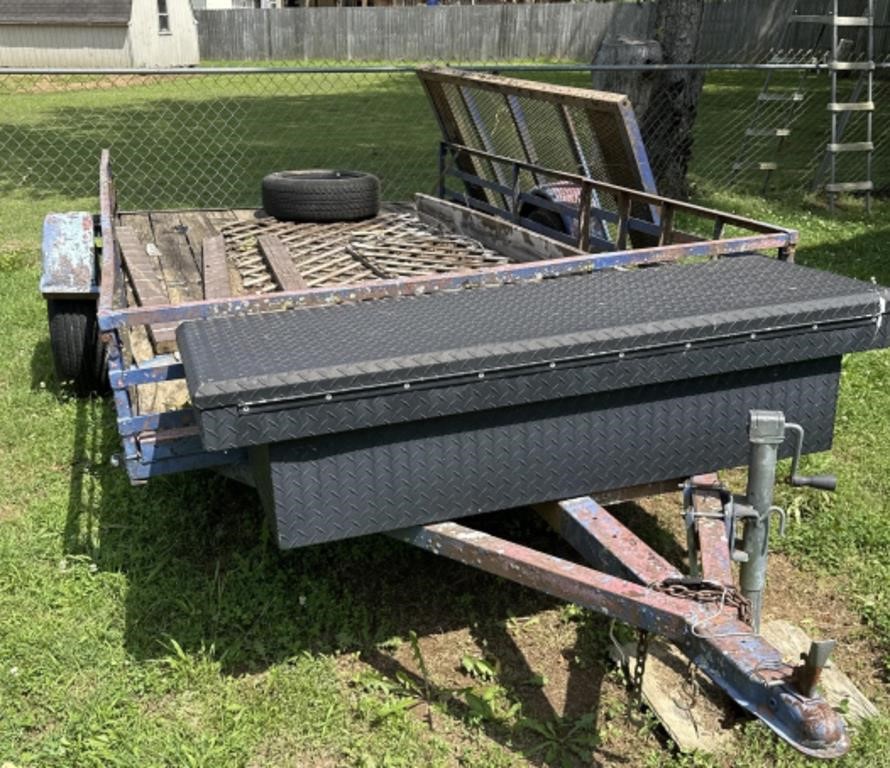10 foot trailer with toolbox
