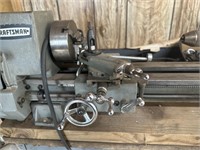 Craftsman lathe and workbench