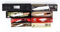 Lot of 9 Collector Hunting & Bowie Knives