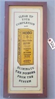 "HOBO Kidney & Bladder Remedy" Metal Sign in Frame