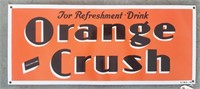 "Orange Crush" New Porcelain Sign