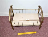 Vintage Metal Doll Bed