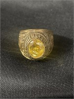 Vintage U S coast guard brass class ring