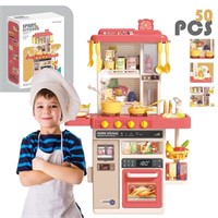 WF1910  YoYfun Play Kitchen with Play Food Toys, 5