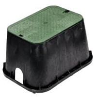 NDS 113BC 10 in. Round Valve Box and Cover, 10 in.