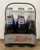 Pepsi Cola carrier with bottles