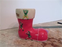 Vintage Plastic Holiday Boot