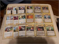4 Pages of Pokemon Cards & 3 Sleeves of Jumbos