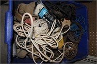 Bin of Ropes and straps