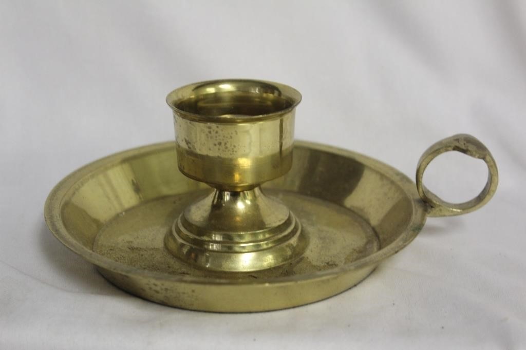 A Brass Candle Holder