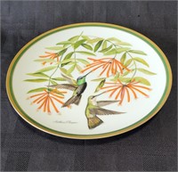 Vintage Hummingbird Plate