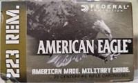 AMERICAN EAGLE 223 REMINGTON 20 ROUNDS