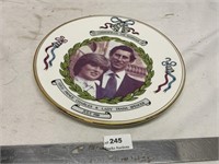 Prince Charles & Lady Diana Marriage Plate