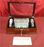 US Dollar Coin & Currency Set 12pc's in Display