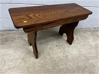 Oak Modern Bench