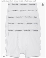 Calvin Klein Men's Cotton Stretch 5-Pack Boxer