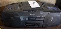 Sony Boom Box; CD / Cassette Player