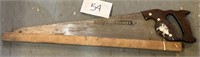 vintage Stanley saw; 29"