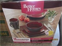 2 Boxes of Red Dinnerware - 1 Boxes has 2 coffee