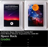 Authentic Space Meteorite Campo Del Cielo Meteor S