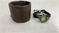 Watch & New Bracelet Lot