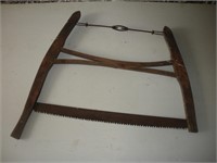 Antique Single Handle Harp Saw, 30 inch Blade