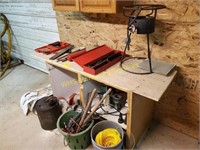 Tool Box, Tools, Fuel Can, Etc.