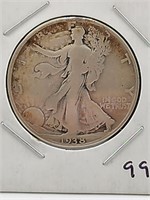 1938-D Walking Liberty Half Dollar