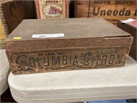 Colombia Citron Wooden Box