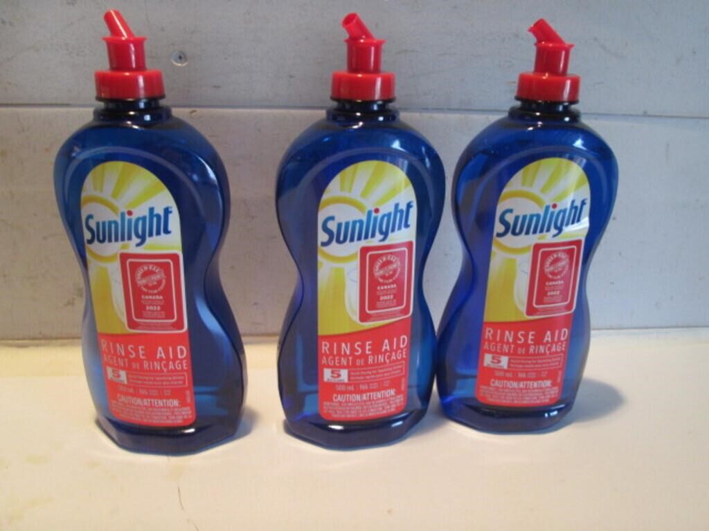 LOT 3 SUNLIGHT RINSE AID-500ML