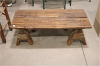SMALL WOODEN BENCH 41"X20"X13"