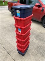 8 totes- 3 gallon