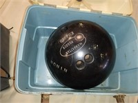 Bowling ball and case
