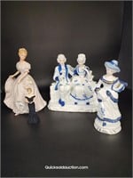 Porcelain & Bisque Figurines & Lady Diana Ornament
