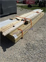 VARIOUS SIZES LUMBER--4X4(33), 6X6(1), 2X4(6),