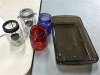 TEALIGHT HOLDERS AND 9 X 11 BAKING DISH