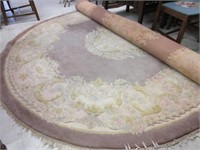 High Quality Oval Fringed Area Rug