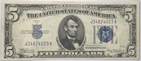 1934 A Series $5 Silver Certificate - UNC