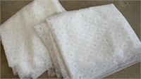 2 Pcs Lace Fabric,1- 4 yds x 22” and 1- 3yds x 22"