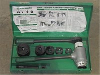 Greenlee 1904 Ratchet Knockout Set-