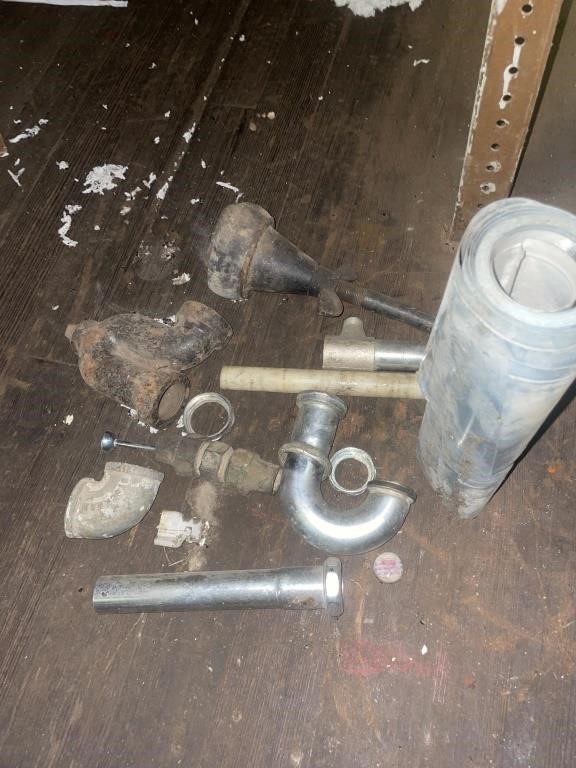 Plumbing parts, sheet metal