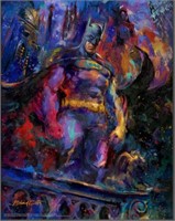 The Dark Knight™ Art Print by Blend Cota
