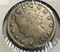 1904 Liberty Head V Nickel