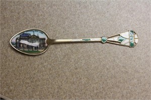 Enamel Silver Spoon