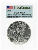 2016 MS69 First Strike American Silver Eagle